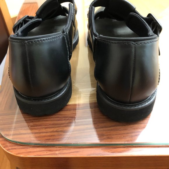 Rockport Black Leather Dress Sandals Size 10 - MINT! - Picture 5 of 8